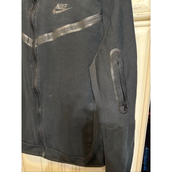 Nike Sportswear Men's Tech Fleece Full Zip Hoodie Sweatshirt Black XL - Picture 6 of 14